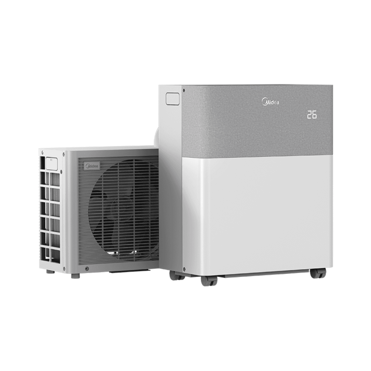 Condizionatore d'aria e deumidificatore portatile 4 in 1 Midea PortaSplit 3,5 kW con riferimento 13907811 del marchio MIDEA