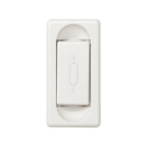 Base portafusibili di mezzo elemento per fusibili cilindrici 16A 250V e dimensioni 5x20mm bianco Simon 27 Play con riferimento 27000-34 del marchio SIMON